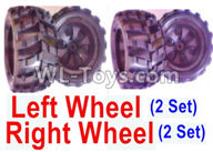 Wltoys 18405 Parts-Whole Left and Right wheel unit-(2 set Left and 2 set Right),Wltoys 18405 RC Crawler Car Spare Parts Replacement Accessories,1:18 18405 4wd RC rock racing car Parts,On Road Drift Racing Truck Car Parts